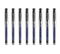 uni-ball UM-153S - Bolígrafos de punta redonda de gel con punta de 1 mm, grosor de trazo de 0,6 mm, tinta azul (8)