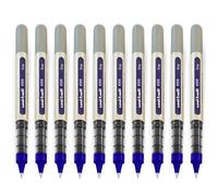 UNI-BALL - Uni Mitsubishi Pencil - 10 bolígrafos Uni-Ball Eye Fine UB-157 - Bolígrafo de tinta líquida azul - Punta 0,7 mm - Escritura mediana