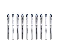 UNI-BALL - Uni Mitsubishi Pencil - 10 bolígrafos Uni-Ball Vision Elite UB200 - Airplane Safe - Bolígrafo de tinta líquida - Punta de 0,8 mm - Escritura media - Bolígrafo azul