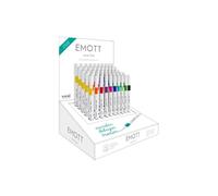 Uni-Ball - UNIBALL EMOTT ROTULADORES DE ESCRITURA Y DIBUJO 10 COLORES SURTIDOS EXPOSITOR 50 UD - Color no elegible 182634921