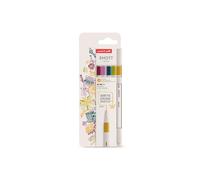 Uni-Ball - UNIBALL EMOTT ROTULADORES DE ESCRITURA Y DIBUJO COLORES RETRO ESTUCHE 5 UD 302422265