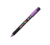 Uni-Ball - UNIBALL MARCADOR POSCA PC-1MR NO PERMANENTE PUNTA EXTRAFINA 0.7MM VIOLETA 265249000