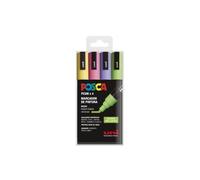 Uni-Ball - UNIBALL MARCADOR POSCA PC-5M/4C NO PERMANENTE 1.8MM-2.5MM COLORES SURTIDOS BRILLANTES -ESTUCHE 4U- - Color no elegibl 182634854