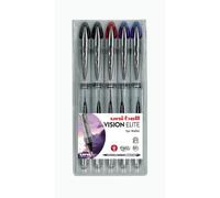 Uni-Ball Vision Elite UB-200 - Bolígrafo de tinta líquida (5 unidades)