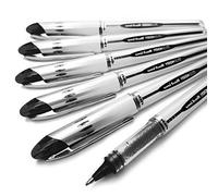 Uni-Ball Vision Elite - UB-200 - Tinta Líquida Bolígrafo - Paquete de 6 - Negro