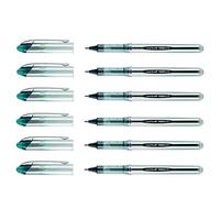 UNI-BALLL Vision Elite UB200 - Lote de 6 bolígrafos de tinta líquida (punta media, 0,8 mm), color azul