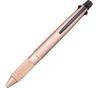 Uni Jetstream 4 & 1 Metal Edition, bolígrafo de 0,5 mm (negro, rojo, azul, verde) y lápiz mecánico de 0,5 mm, oro rosa (MSXE52000A05.74)