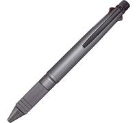 Uni Jetstream 4&1 Metal Edition, bolígrafo de 0,5 mm (negro, rojo, azul, verde) y portaminas de 0,5 mm, gris metálico (MSXE52000A05.43)