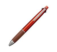 Uni Jetstream Multi Pen 4 y 1, bolígrafo de 0,5 mm (negro, rojo, azul, verde) y portaminas de 0,5 mm, naranja sangre (MSXE5100005.38)