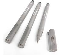Uni Pin Fineliner Stylo à dessin - Gris clair Tone - 0,1 mm - Lot de 3