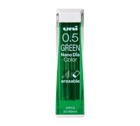 Uni Portaminas de color de 0,5 mm, nanodia, mina de 0,5 mm (verde)
