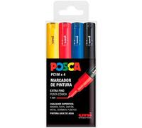 Rotuladores UniBall Posca | Estuche 4 marcadores PC-1M Basic 182634668