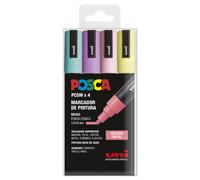 Rotuladores UniBall Posca | Estuche 4 marcadores PC-5M Pastel 182634811
