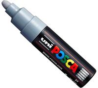 Uni Posca PC-7M - Rotuladores de pintura (tamaño grande, 4,5 a 5,5 mm, 15 colores) gris