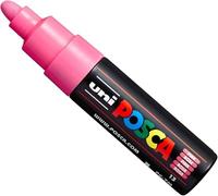 Uni Posca PC-7M - Rotuladores de pintura (tamaño grande, 4,5 a 5,5 mm, 15 colores) rosa