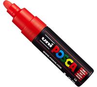 Uni Posca PC-7M - Rotuladores de pintura (tamaño grande, 4,5 a 5,5 mm, 15 colores) rosso