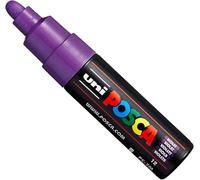 Uni Posca PC-7M - Rotuladores de pintura (tamaño grande, 4,5 a 5,5 mm, 15 colores) violeta