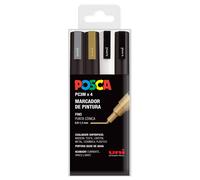 UNI Posca Set PC 3M GSWB - Pack 4 rotuladores