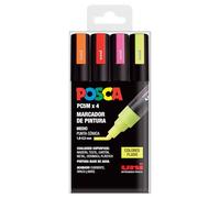 Rotuladores UniBall Posca | Estuche 4 marcadores PC-5M Fluor 182634682