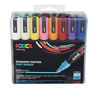 Uni Posca Stiften Bases Colors PC5M 1.8-2.5 mm línea - 16 colores conjunto