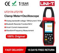 UNI-T 1000A AC DC pinza amperimétrica osciloscopio UT217A UT217B función de grabadora Bluetooth medición de frecuencia de forma de onda UT217B
