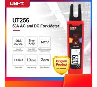 Uni-T Amperímetro de pinza UT256 60A AC/DC valores eficaces verdaderos NCV Digital