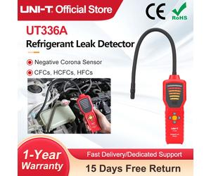 UNI-T Detector de fugas de Gas refrigerante UT336A aire acondicionado HVAC Detector de fugas de refrigerante CFC HFC HCFC HC HFO probador de Gas