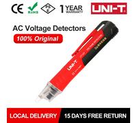 UNI-T Detector de voltaje CA UT12D probador de voltaje sin contacto 24V-1000V probador eléctrico sin contacto pluma Sensor de potencia LED UT12D-ROW UT07B-EU