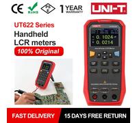 Medidor LCR UNI-T UT622E UT622C UT622A, capacímetro Digital profesional de mano, medidores Esr, probador de transistores, conectividad USB UT622A