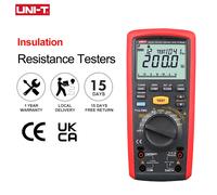 UNI-T-medidor Digital de resistencia de aislamiento UT505B, multímetro de ohmios, valores eficaces verdaderos, 1000V, 200G UT505A