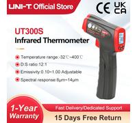 UNI-T-termómetro Digital infrarrojo UT300S, dispositivo de medición de temperatura Industrial sin contacto, pistola Digital
