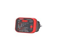 Uni-T Probador de enchufes UT07B-EU (Serie UT07) – con RCD, 230 V 50/60 Hz – para enchufe UE