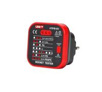 Uni-T Probador de enchufes UT07B-EU (Serie UT07) – con RCD, 230 V 50/60 Hz – para enchufe UE