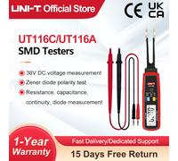 UNI-T UT116C UT116A medidor de prueba SMD pinza giratoria resistencia capacitancia diodo LED continuidad probador de batería UT116A