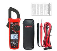 UNI-T UT201R Pinza amperimétrica digital 4000 cuentas Multímetro Rango automático RMS verdadero Abrazadera Metro corriente Continua Actual Metro