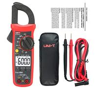 UNI-T UT202 Medidor de abrazadera digital de 6000 cuentas de rango automático True RMS, retroiluminación, multímetro NCV