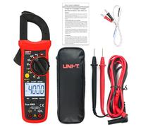 UNI-T UT202R Multímetro Portátil, rango automático, pinza amperimétrica True RMS con pantalla LCD