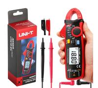 UNI-T UT210E Mini multímetro digital 100 A CA/CC corriente voltaje True RMS amperímetro resistencia, capacidad, probador de diodos, multímetro con clip de cocodrilo para uso doméstico