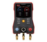 UNI-T UT336E Manifold digital con pinzas de temperatura inalámbricas - Sistema profesional de diagnóstico HVAC/R con cálculo inteligente de sobrecalentamiento/subenfriamiento