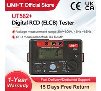 Uni-T Comprobador digital RCD (ELCB) UT582+ – Rampa automática, medición de fugas, alarma