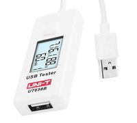 UNI-T UT658B Serie UT658 Probador USB, 3V-9V, 0A-3.5A