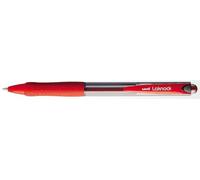 Uni-ball Bolígrafo Laknock SN-100(10) 1,0 mm retráctil recargable Rojo Caja 12 uds