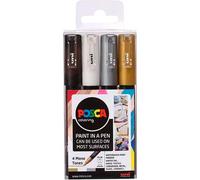 Rotuladores UniBall Posca | Estuche 4 marcadores PC-1M GSWB 182634669