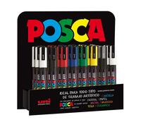 Uniball Posca PC3M Rotuladores de pintura colores surtidos con expositor