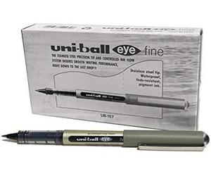 Uniball rollerball eye fine ub-157e 0.7mm negro caja 12 ud