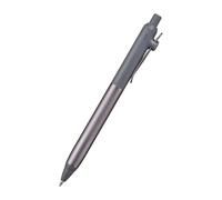 mayddle Bolígrafo punta rodante Uniball ZENTO Flow Model – aluminio anodizado, 0,5 mm, tinta negra