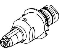 Unidad de control de temperatura Hansa, completa, compatible con el termostato 1/2", 1 unidad.