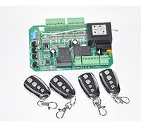 Unidad de control del motor de AC del abridor de la puerta deslizante TARJETA DE CIRCUITO IMPRESO Tarjeta electrónica de placa de circuito del controlador con modo de peatonal START SOFT(Kit 4)
