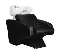 Unidad de lavado de peluquería con sistema capilar c38 color negro