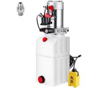 Unidad hidráulica de potencia – Bomba de acción simple – Motor de 12V – Depósito metálico de 6 litros con control remoto